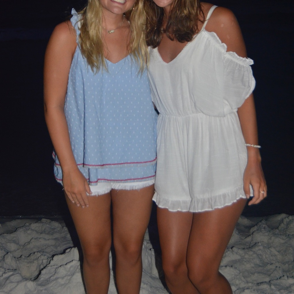 Super Cute Wishlist Apparel White Romper